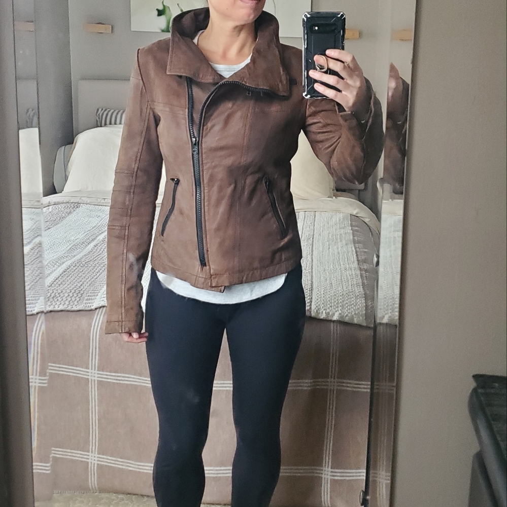 Buffalo Genuine Leather Distressed Jacket - Picture 10 of 12
